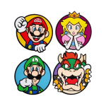 Paladone Super Mario PVC Coasters (Set of 4)