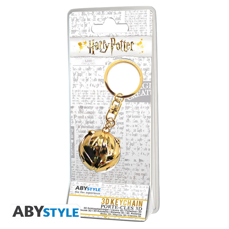 HARRY POTTER Keychain 3D Golden Snitch (AbyStyle)