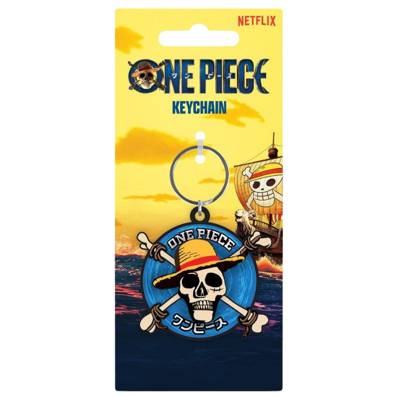 One Piece (Straw Hat Crew) Spinner Keychain (Pyramid)
