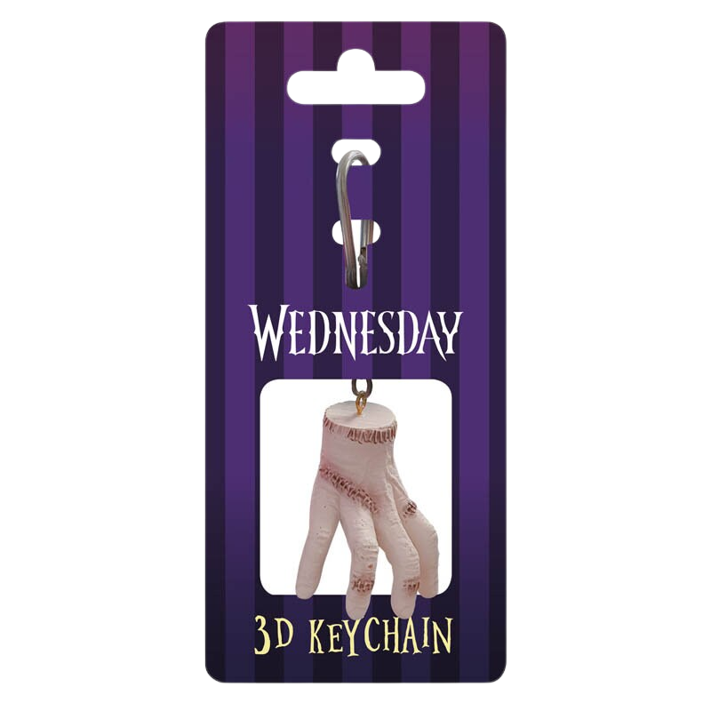 Wednesday (Thing) 3D Keychain (Pyramid)