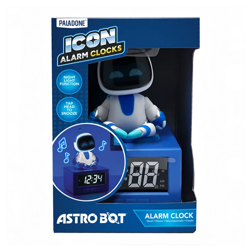 Paladone Astro Bot Icon Alarm Clock