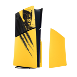 Sony PlayStation 5 Slim Wolverine Battle Yellow Console Cover
