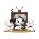 Funko Pop! Moment Rolly, Patch & Lucky with TV