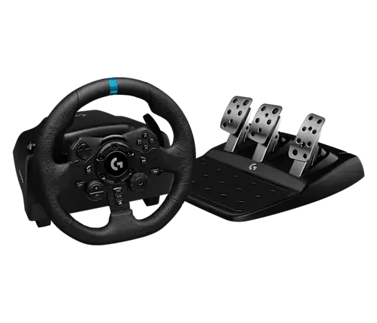 Logitech - G923 Racing Wheel and Pedals for PS5, PS4 and PC