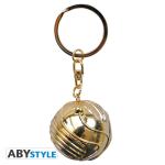 HARRY POTTER Keychain 3D Golden Snitch (AbyStyle)