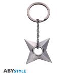 NARUTO SHIPPUDEN Keychain 3D Shuriken Konoha (AbyStyle)