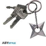 NARUTO SHIPPUDEN Keychain 3D Shuriken Konoha (AbyStyle)