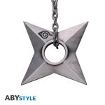 NARUTO SHIPPUDEN Keychain 3D Shuriken Konoha (AbyStyle)
