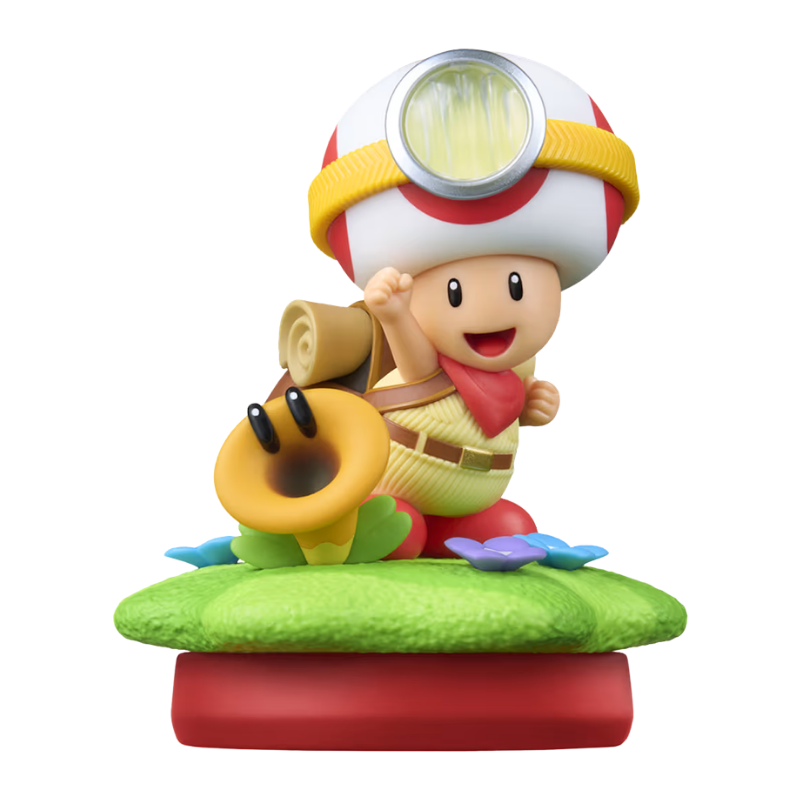 Amiibo Super Mario Bros. Wonder Captain Toad and Talking Flower