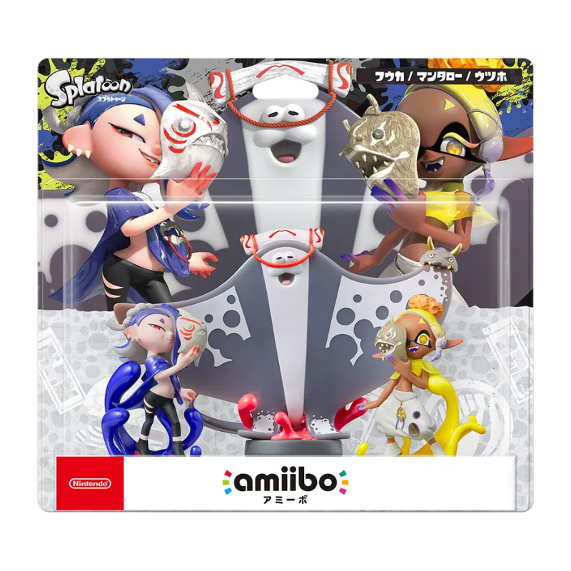 Amiibo Splatoon Series Figure Triple Pack (Shiver / Frye / Big Man)