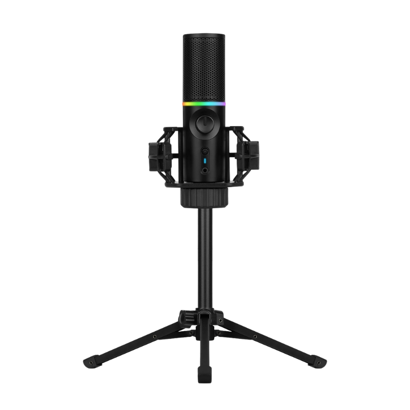 Streamplify MIC - RGB Microphone incl. Tripod  - Black