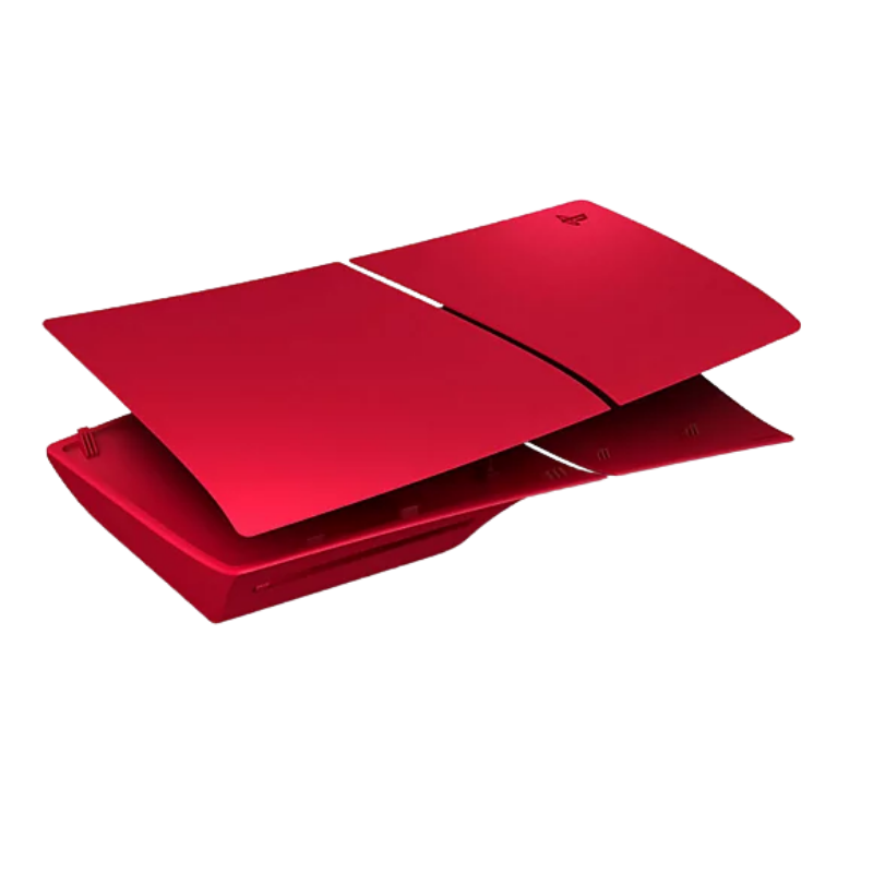 PS5 Console Covers (model group - slim) - Volcanic Red